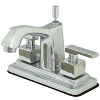 Kingston Brass KS8641QLL 4 in. Centerset Bathroom Faucet, Polished Chrome