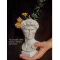 thumbnail image 4 of Estatua de estilo romano griego, jarrón de flores, maceta suculenta, contenedor de brochas de maquillaje, portalápices, regalo para decoración del hogar JAMW Sencillez, 4 of 5