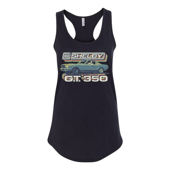 Wild Bobby Ford Shelby GT350 Retro Colorshift Women Racerback Tank Top