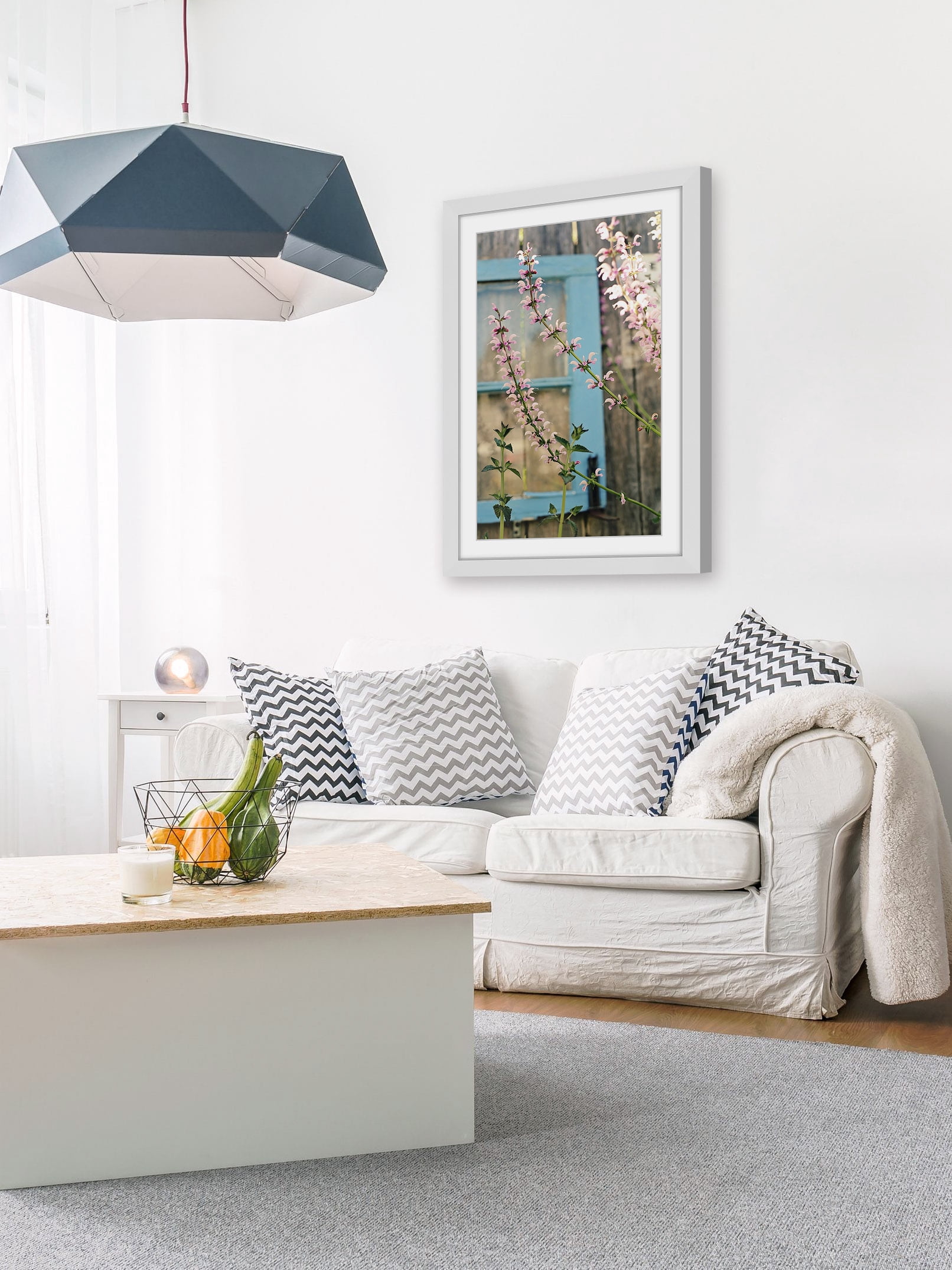"Turquoise Window" Framed Painting Print