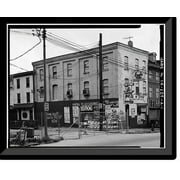Historic Framed Print, King Street, 200 Block, 236 King Street (Commercial Building), Wilmington, New Castle County, DE, 17-7/8" x 21-7/8"