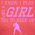 thumbnail image 3 of CafePress - Hockey Like A Girl T Shirt - Womens Tri-blend T-Shirt, 3 of 4