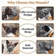 thumbnail image 3 of Pet Dog Muzzles Adjustable Breathable Dog Mouth Cover Anti Bark Bite Mesh Dogs Mouth Muzzle Mask, 3 of 5