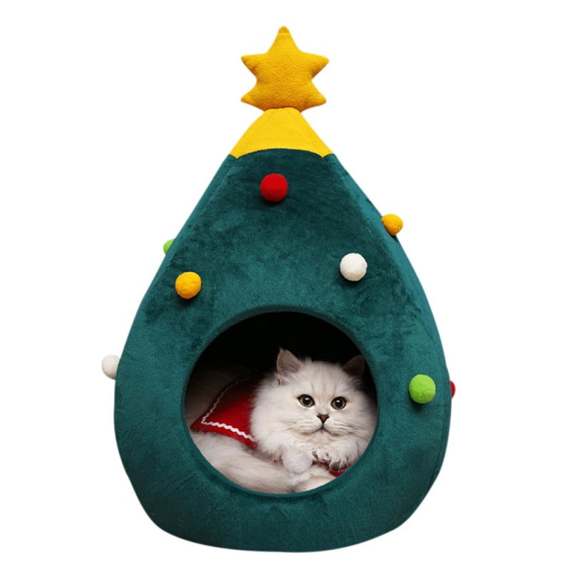 christmas tree shaped cat tree