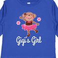 thumbnail image 4 of Inktastic Gigis Girl Ballerina Monkey Girls Long Sleeve Toddler T-Shirt, 4 of 5