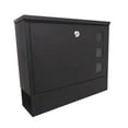 thumbnail image 3 of Buzón de pared de metal resistente, buzón de correos, para buzón de correo con cerradura exterior para revistas, cartas diarias de la casa 36 cm x 30 cm x 95 cm, 3 of 8