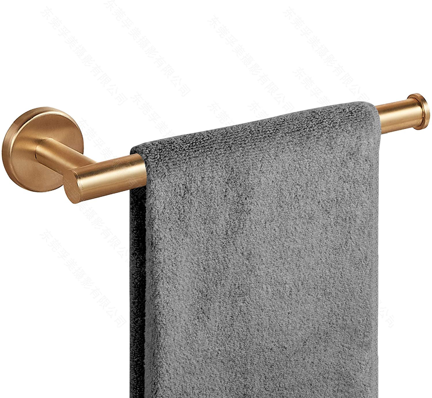 Kitchen Dish Cloths Hanger Cosyland 16 inch Gold Wall Mounted Towel Rail Towel Holder for Bathroom SUS304 Stainless Steel Towel Rack