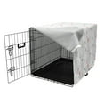 thumbnail image 3 of Salamander Dog Crate Cover, Minimal Pattern of Crawling Wildlife Creature Silhouettes on a Plain Background, Easy to Use Pet Kennel Cover Small Dogs Puppies Kittens, 7 Sizes, Multicolor, by Ambesonne, 3 of 6