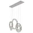 thumbnail image 3 of 5 Hoop Crystal Progression Chandelier // Chrome, 3 of 4