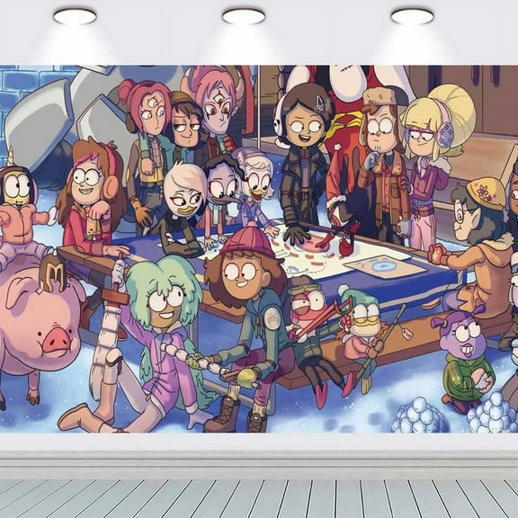 Amphibia Party Supplies Background Backdrop Taspestry Banner Poster Decor Decorations