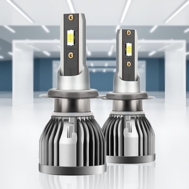 Bombilla De Faro Led Bombilla antiniebla Q3 10000LM Car High Low Beam 60W 6000K Super brillante (H7)