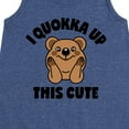thumbnail image 3 of Instant Message - I Quokka Up This Cute - Toddler & Youth Girls A-line Dress, 3 of 6