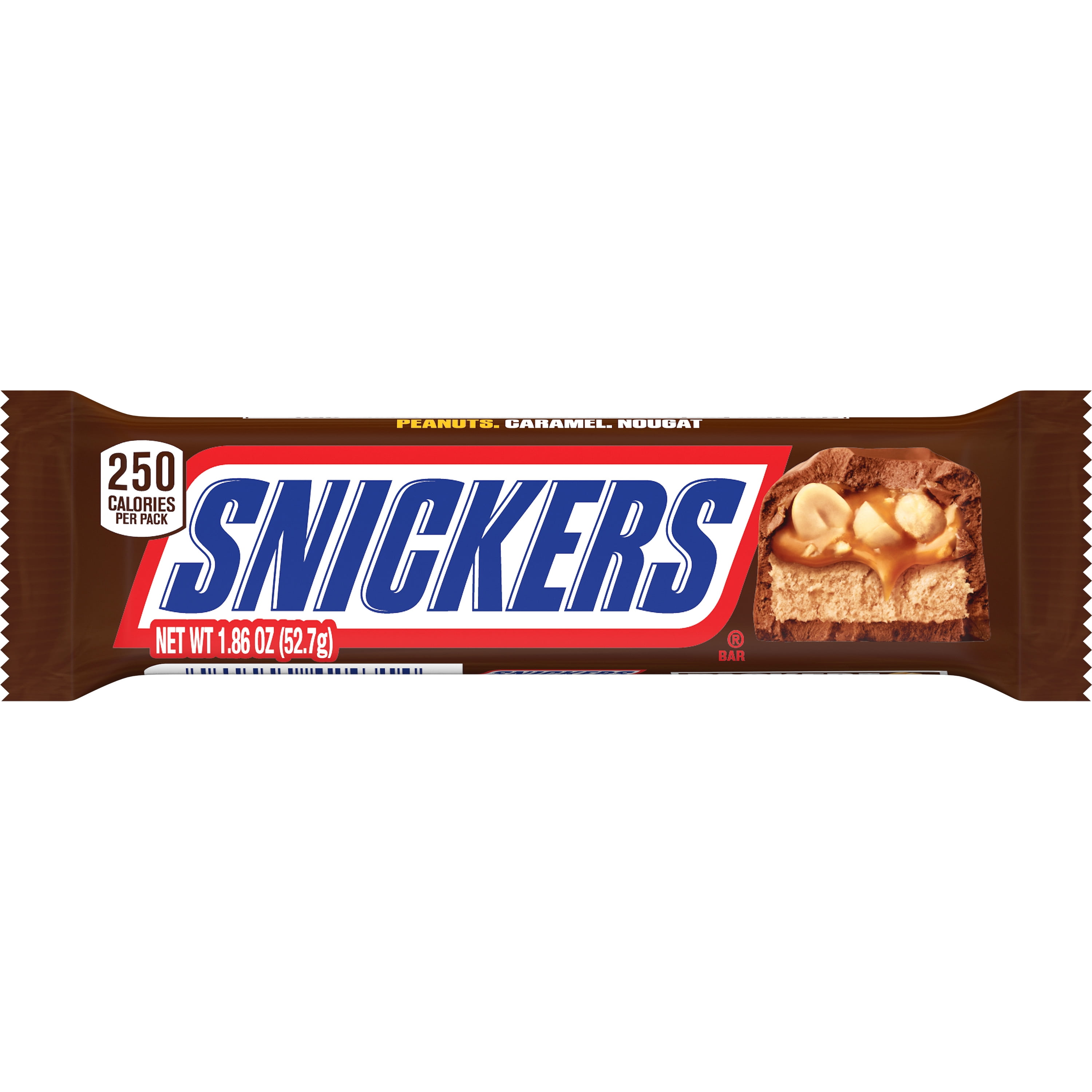 Snickers Full Size Chocolate Candy Bar 1.86 oz Bar
