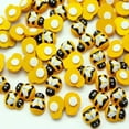 thumbnail image 3 of 100 Pcs Tiny Wooden Bee Embellishments Self-Adhesive Painted Flatback Bumble Bee for DIY Scrapbooking Home Wall Decor, 3 of 10