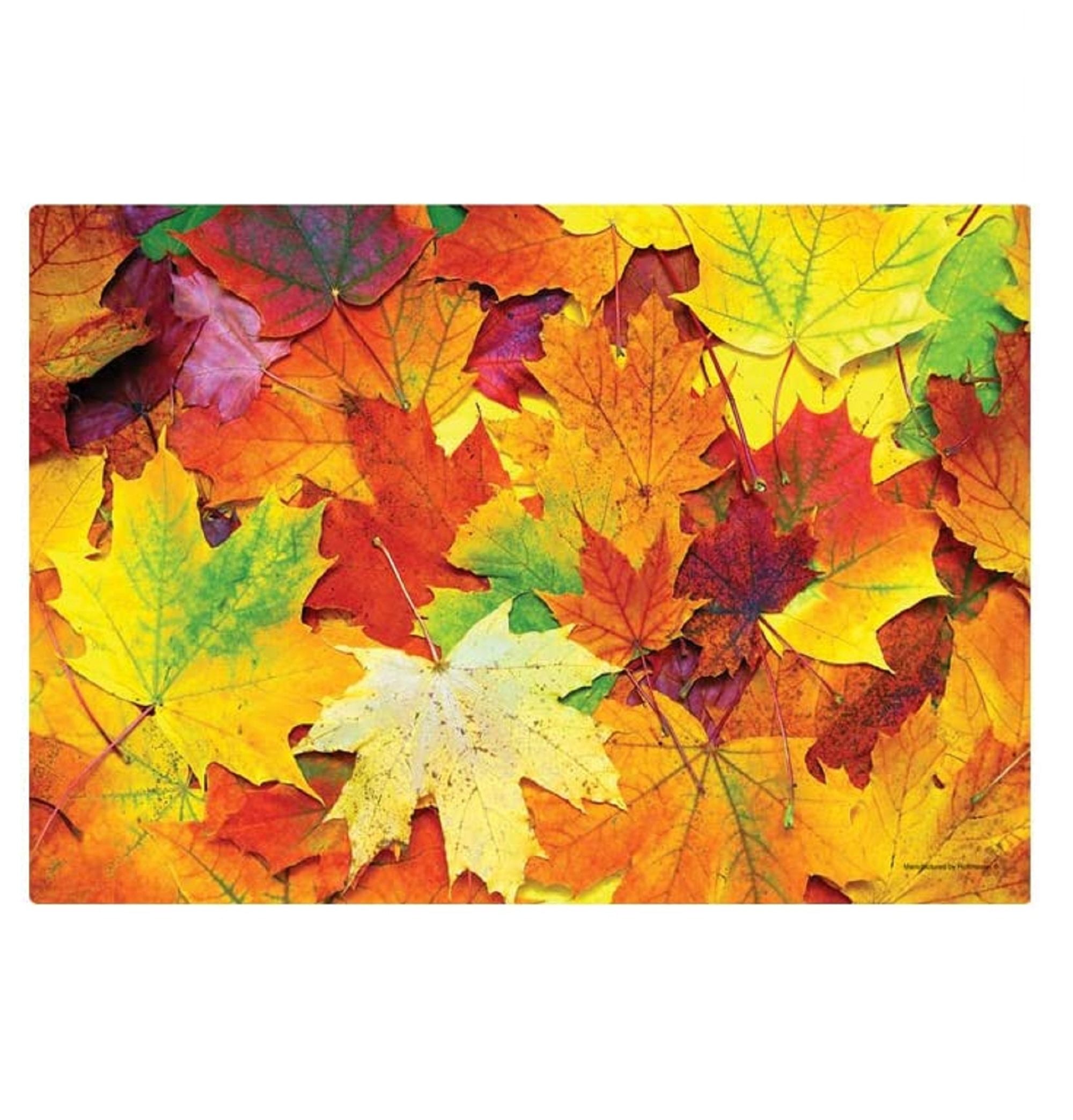 Autumn Leaves Paper Placemats 9 3/4in. x 14in. 25 Pack Walmart