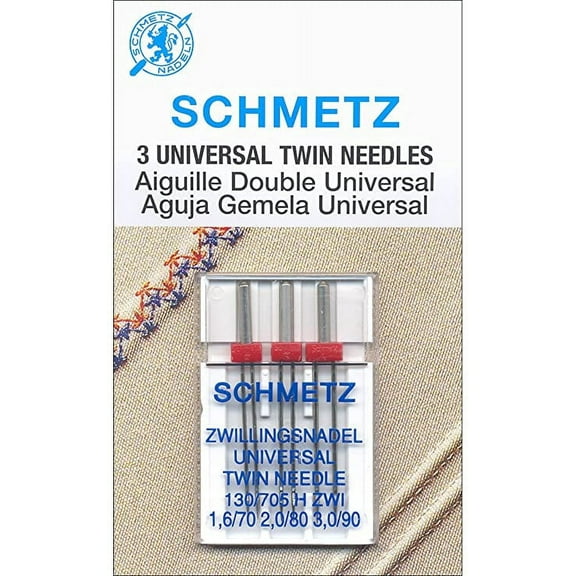 Schmetz Needle Twin Astd 70/1.6,80/2.0,90/3.0