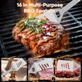 thumbnail image 5 of Consiwa 39pcs BBQ Grill Accessories Sets, Stainless Steel Barbecue Tools Kit, Suitable for Blackstone Griddle, Outdoor Camp Cooking Utensils, Father's Day Gift for Men & Chef Dad, 5 of 10