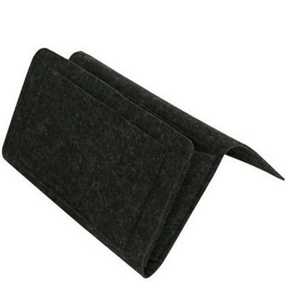 LILIANG Felt Bedside Pocket Caddy, Bed Sofa Hanging Storage Organizer, Under Mattress Holder Bag for Magazine Remotes Phone Tablet