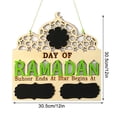 thumbnail image 4 of Calendario de Adviento de Ramadán Matsuzay de madera natural colgante, 4 of 5