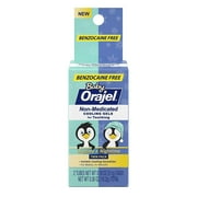 Orajel Baby Daytime & Nighttime Cooling Gels for Teething, Drug-Free, Two 0.18oz Tubes ea (Pack of 6)