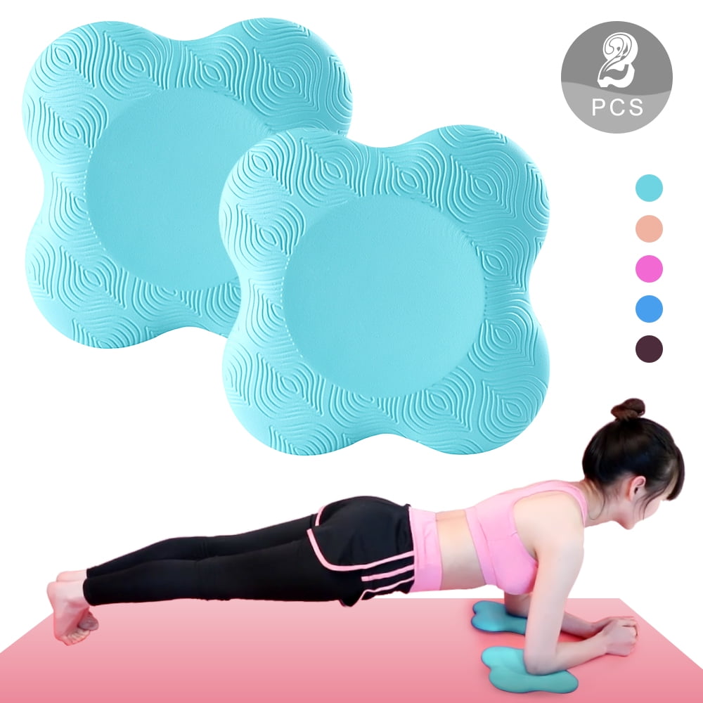 Yoga Knee Pad Cushion Soft Foam Yoga Knee Mat Support Gym Fitness Exercise 4H WR 