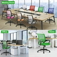 thumbnail image 6 of BestOffice Ergonomic Office Chair, Lumbar Support, Adjustable Height with Armrests for Adults(Green), 6 of 7