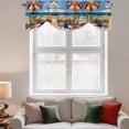 thumbnail image 3 of Summer Vacation Tie Up Valances Curtain, Adjustable Kitchen Ocean Beach Valances for Windows Decor, Rod Pocket Short Curtains Set for Bedroom/Bathroom, 42"x18", 3 of 9