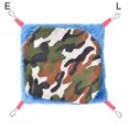 thumbnail image 2 of Flmtop Pets Hamster Rabbit Double Layer Owl Heart Hammock Nests Hanging Blanket Mat Bed, 2 of 9