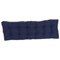 thumbnail image 2 of 60-inch by 19-inch Tufted Solid Twill Bench Cushion Navy-Color, 2 of 2