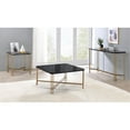 thumbnail image 4 of Steve Silver Table de Canapé en Faux Marbre Noir Daxton, 4 of 5