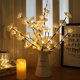thumbnail image 1 of Flores de Phalaenopsis iluminadas de 73 cm, ramas de seda artificial, decoración floral, luces impermeables para el hogar, fiesta de Navidad, decoración de jardín (jarrón no incluido), 1 of 6