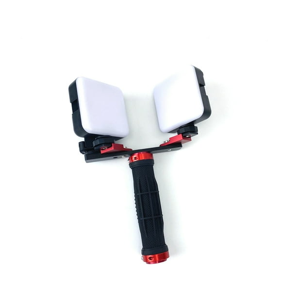 Seitruly Luz de relleno de Lámpara de relleno de de boca recargable de mano Equipo de iluminación de fotografía Doble cabeza IP20 a Ayudas para vestirse con gancho de botón Seitruly CE014413-00