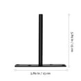 thumbnail image 2 of Raindrops 2Sets Wall Mounted Black Floating Shelf Bracket with Wear Resistant Coating for Home, 2 of 8