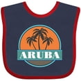 thumbnail image 3 of Inktastic Aruba Vacation Sunset Boys or Girls Baby Bib, 3 of 4