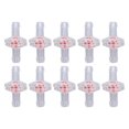 thumbnail image 1 of Lot de 10 clapets anti-retour unidirectionnels en plastique PP, diaphragme d'arrêt d'eau pour admission d'air, 7 mm, transparent, 1 of 4