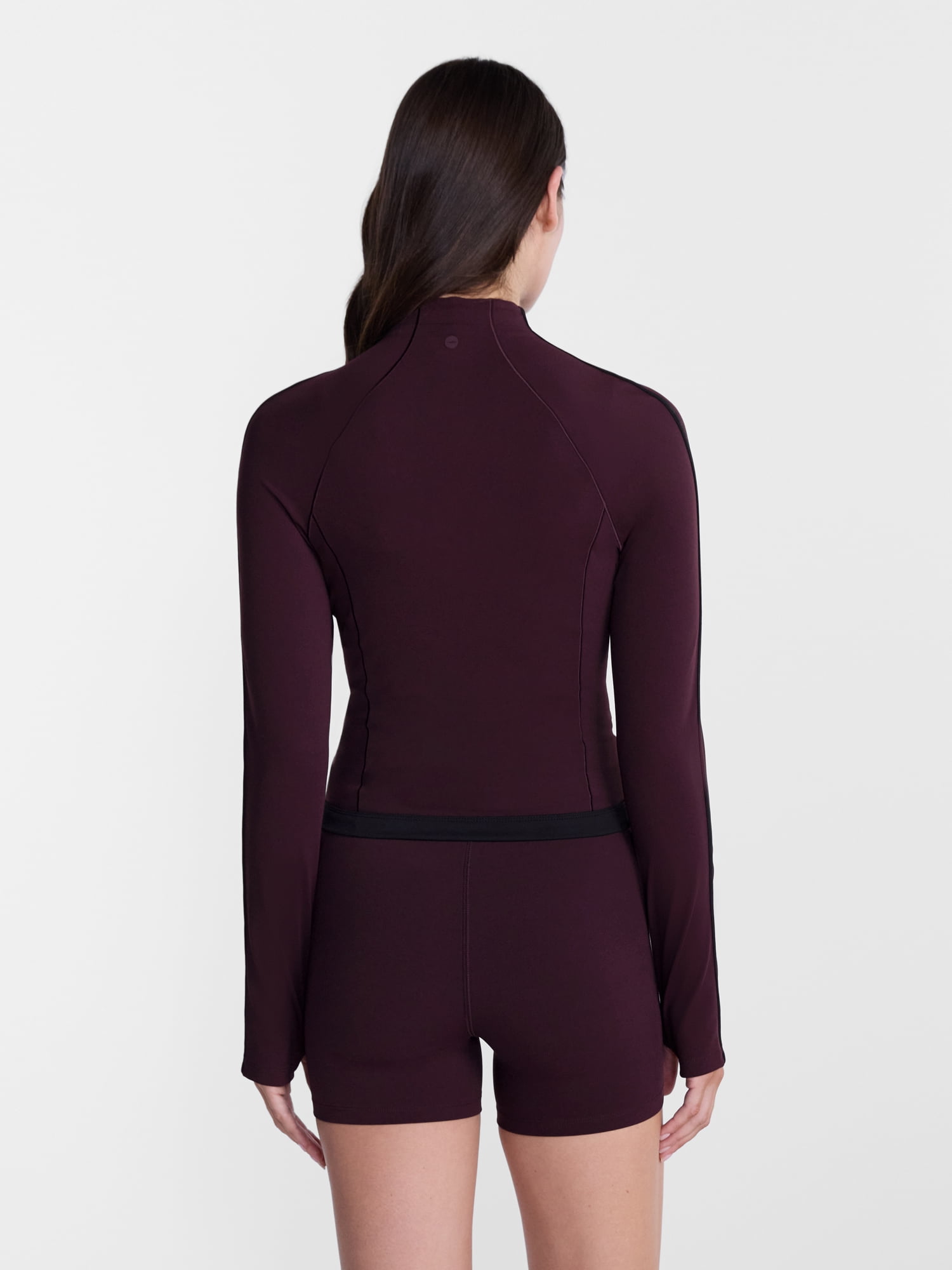 Avia Women's and Women's Plus SoftSculpt Tipped Cropped Active Jacket, Sizes XS-4X