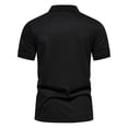 thumbnail image 6 of Kakina CMSX Summer Shirts for Men Clearance Men Summer Casual Buttons Turn-Down Collar Short Sleeve Loose Shirt Tops, 6 of 7