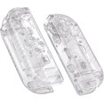 thumbnail image 1 of Boîtier de Contrôleur Portable Transparent Joycon avec Boutons Complets, Coque de Remplacement DIY, 1 of 4