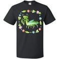 thumbnail image 3 of Inktastic Praying Mantis with Flowers and Leaves T-Shirt, 3 of 5