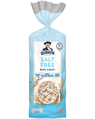 Quaker Rice Cakes Caramel Lightly Salted Salt Free 1 lbs