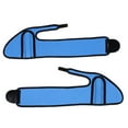 thumbnail image 2 of Correctores de juanetes, 1 par de férulas suaves ajustables para juanetes, separadores de enderezadores del dedo gordo del pie, 2 of 8