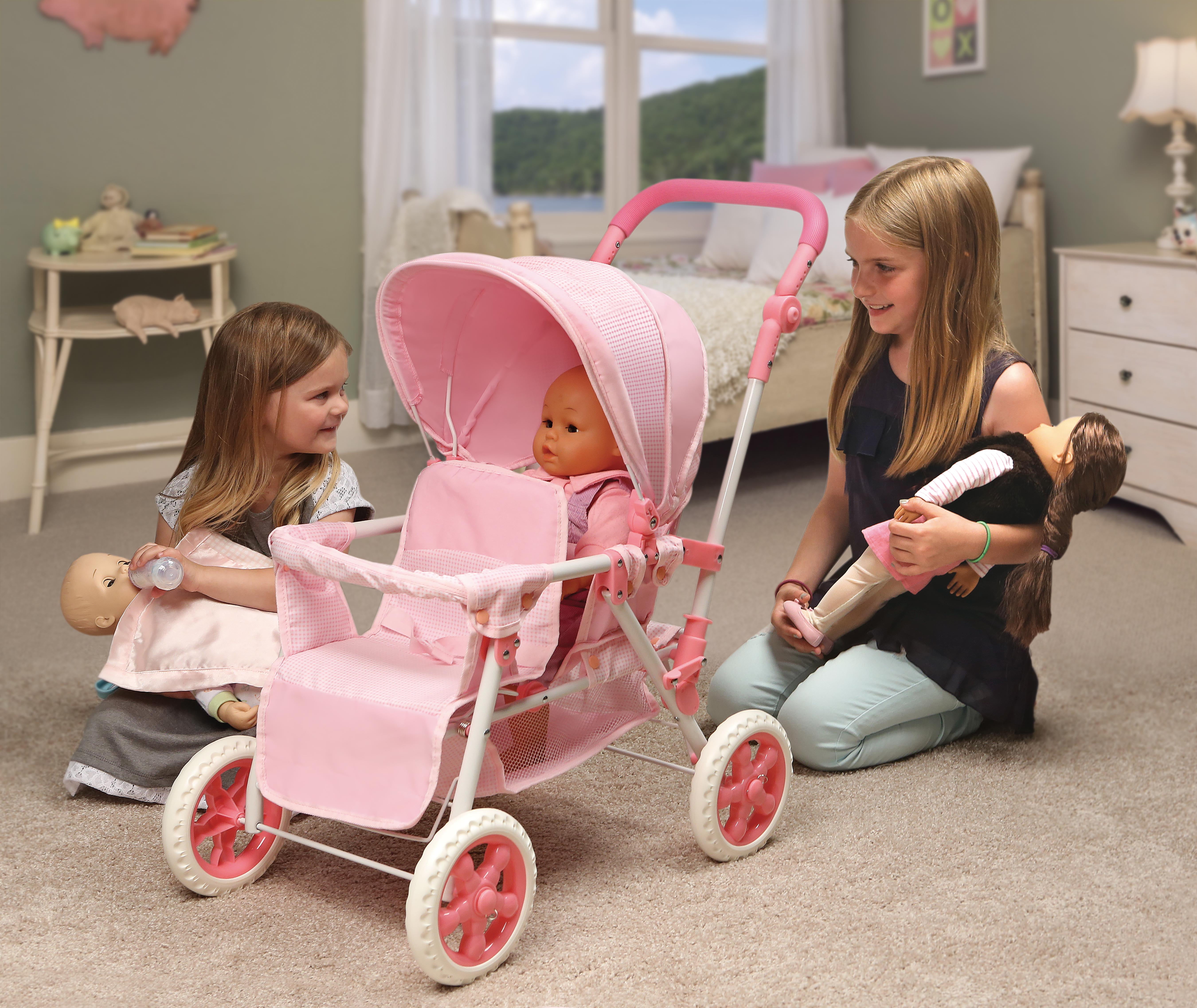 badger basket quad deluxe doll stroller