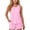 Pink, variant on OGLCCG Tankini Swimsuits for Girls Tweens Two Piece Bathing Suit Modest Swim Suits Sleeveless Tank Tops with Boyshorts with Pockets 5-15 Years