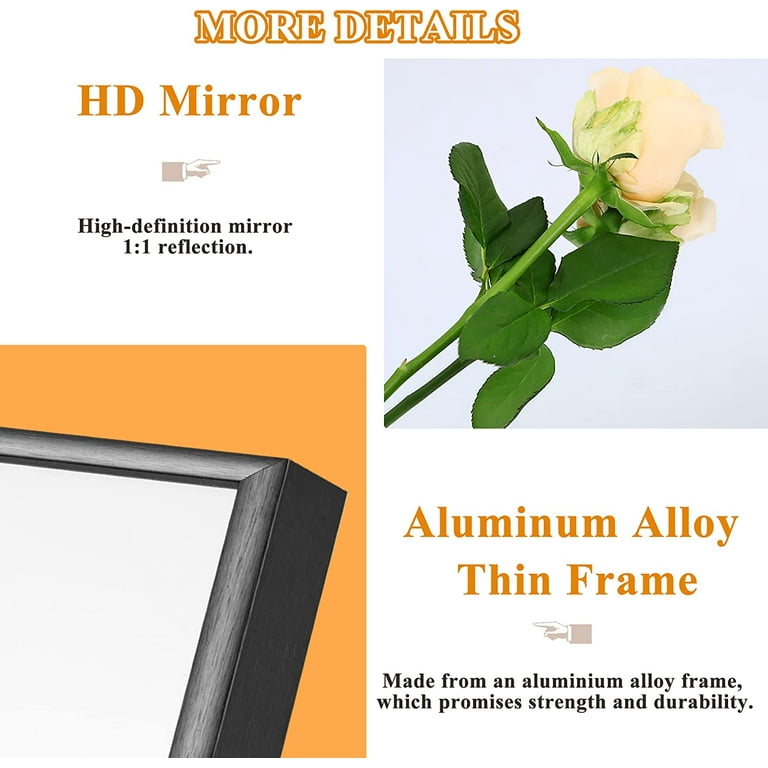 NeuType 55x16 Full Length Mirror with Stand Aluminum Alloy