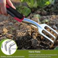 thumbnail image 5 of Cast Aluminum Gardening Tool Kit with Non-Slip Rubber Handles, 3-Piece Heavy Duty Garden Tool Set for Outdoor Use, 5 of 5