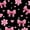 Black Pink 05, variant on meiyoeat Glam Bow Zipper Twin Comforter Sets with Fitted Sheet and 2 Pillowcases for Kids Girls, Glitter Print Gradient Zipper Bedding Set for Bedroom, Pink Black, Pink ReversibleG