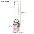 thumbnail image 2 of FORMRS Crossbody Bag for Women Quilted Travel Shoulder Cell Phone Purse with Chain Strap Handbag, Hand Drawn Hearts, 2 of 7