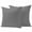 Dark Gray, variant on 2 Pack Outdoor Waterproof Throw Pillow Covers,Classic Solid Dark Red Decorative Square Pillow Case Patio Pillowcases for Chair Couch Sofa 18x18in
