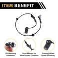 thumbnail image 4 of Unique Bargains ABS Wheel Speed Sensor ABS Sensor Anti-lock Braking System Sensor No.895450K060 for Toyota Hilux 2015-2022 1 Pc Rear Right, 4 of 6