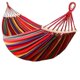 thumbnail image 3 of Hamaca de algodón Cómoda hamaca de tela con correas para árboles para colgar Hamaca duradera de hasta 450 libras Hamaca portátil con bolsa de viaje, perfecta para Campi, 3 of 5